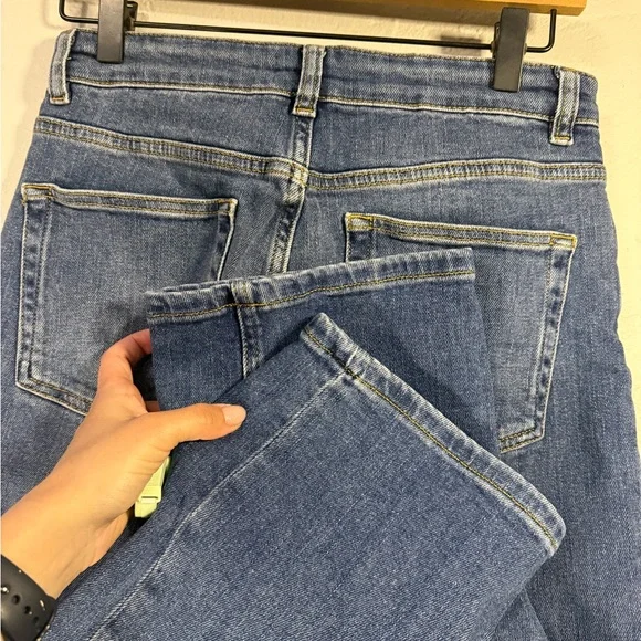 ME+EM Dark Blue Straight Leg Jeans - Picture 7 of 8